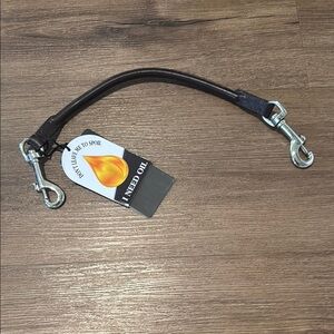 🐴 NWT Dark Brown Rolled Leather Grab Strap for English Saddles. 🐴